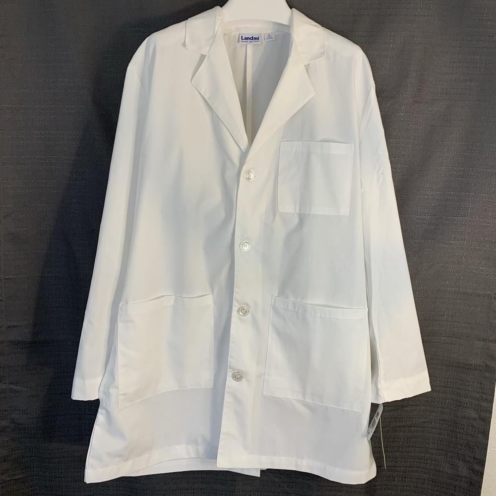 Landau Women 5-Pocket Consultation Jacket Lab Coat 3166 New W/Tags 2pkts Inside